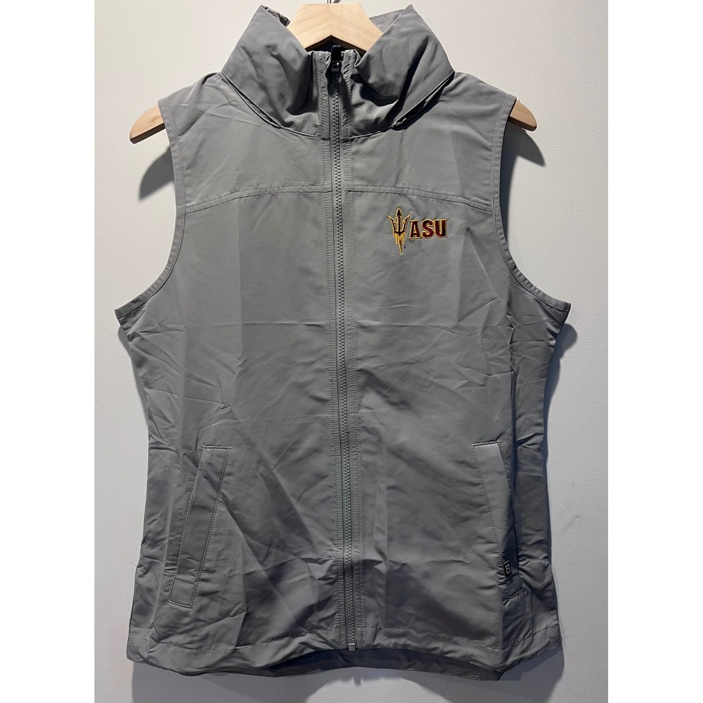Arizona State Sun Devils Cutter & Buck Womens Charter Eco Recycled‎ FullZip Vest